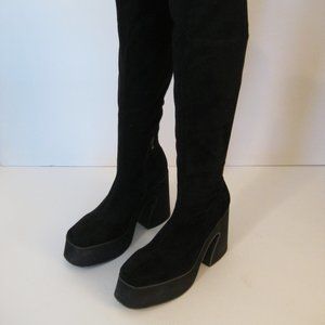 knee high platform boot W10/M8/EU 41